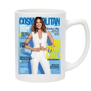 Jessica Alba 14oz White Statesman Mug