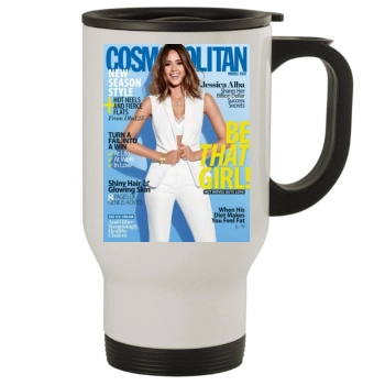 Jessica Alba Stainless Steel Travel Mug