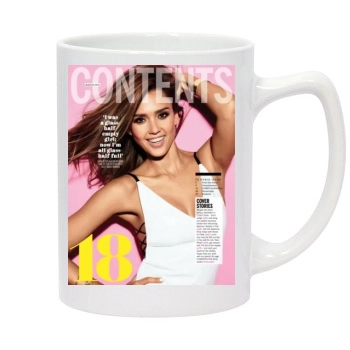 Jessica Alba 14oz White Statesman Mug