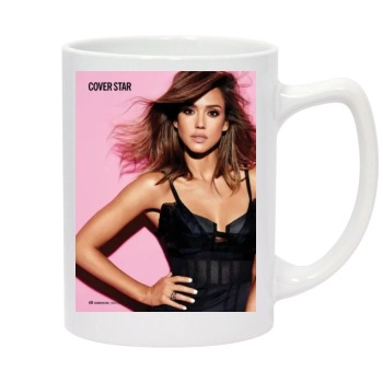 Jessica Alba 14oz White Statesman Mug