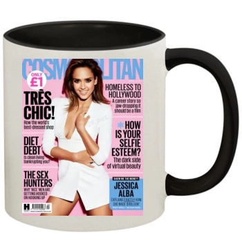 Jessica Alba 11oz Colored Inner & Handle Mug