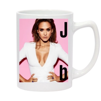 Jessica Alba 14oz White Statesman Mug