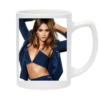 Jessica Alba 14oz White Statesman Mug