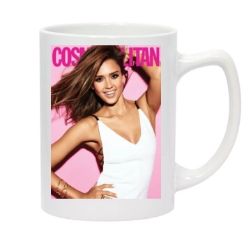 Jessica Alba 14oz White Statesman Mug