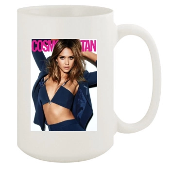 Jessica Alba 15oz White Mug