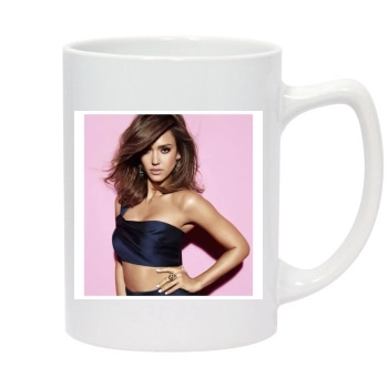 Jessica Alba 14oz White Statesman Mug