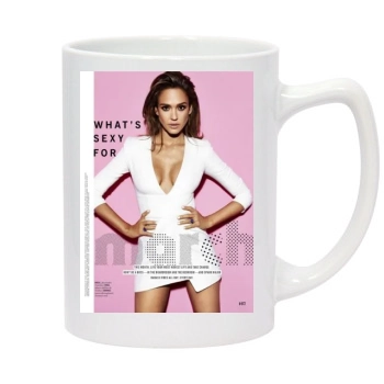 Jessica Alba 14oz White Statesman Mug