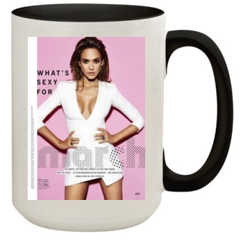 Jessica Alba 15oz Colored Inner & Handle Mug