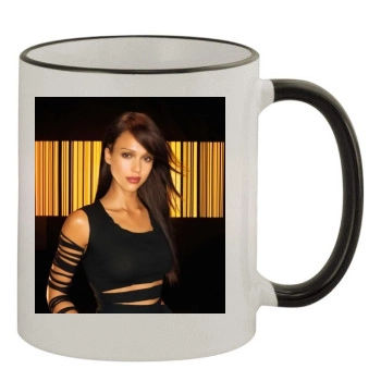 Jessica Alba 11oz Colored Rim & Handle Mug