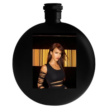 Jessica Alba Round Flask