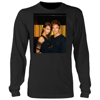 Jessica Alba Men's Heavy Long Sleeve TShirt