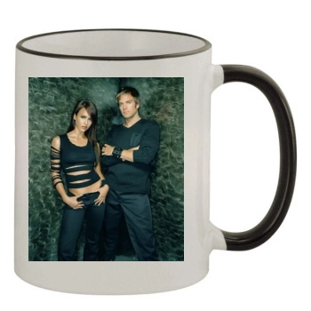 Jessica Alba 11oz Colored Rim & Handle Mug