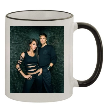 Jessica Alba 11oz Colored Rim & Handle Mug