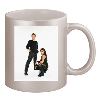 Jessica Alba 11oz Metallic Silver Mug