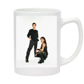 Jessica Alba 14oz White Statesman Mug