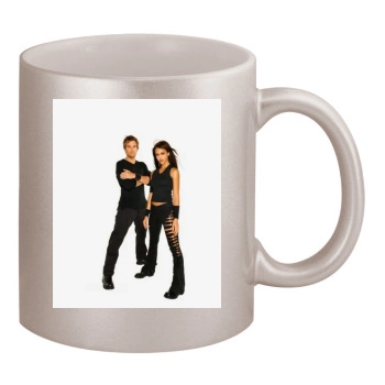 Jessica Alba 11oz Metallic Silver Mug