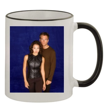 Jessica Alba 11oz Colored Rim & Handle Mug