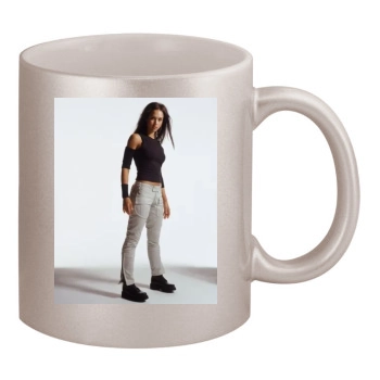 Jessica Alba 11oz Metallic Silver Mug