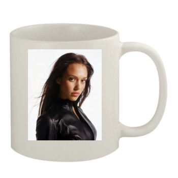 Jessica Alba 11oz White Mug