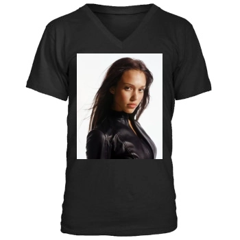 Jessica Alba Men's V-Neck T-Shirt