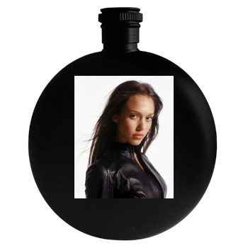 Jessica Alba Round Flask