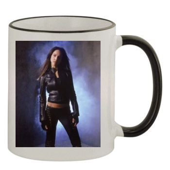 Jessica Alba 11oz Colored Rim & Handle Mug