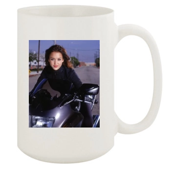 Jessica Alba 15oz White Mug