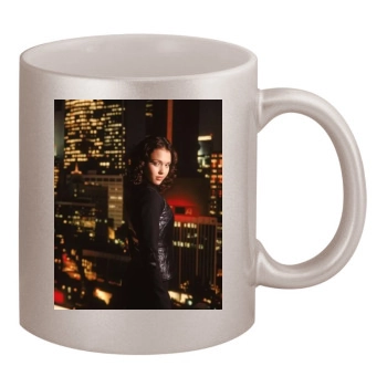 Jessica Alba 11oz Metallic Silver Mug