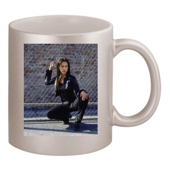 Jessica Alba 11oz Metallic Silver Mug