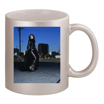 Jessica Alba 11oz Metallic Silver Mug