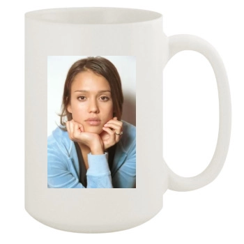 Jessica Alba 15oz White Mug