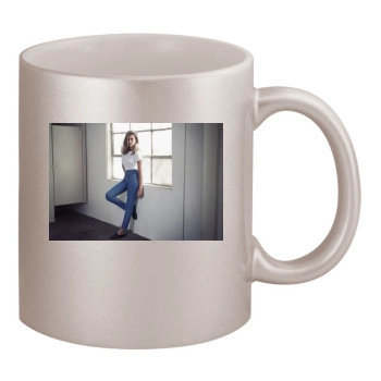 Jessica Alba 11oz Metallic Silver Mug