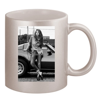 Jessica Alba 11oz Metallic Silver Mug