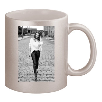 Jessica Alba 11oz Metallic Silver Mug