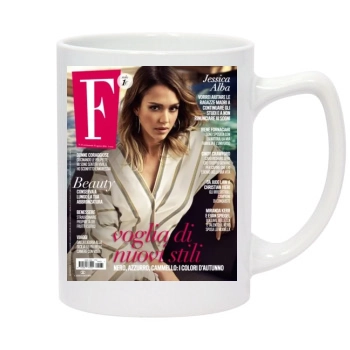 Jessica Alba 14oz White Statesman Mug