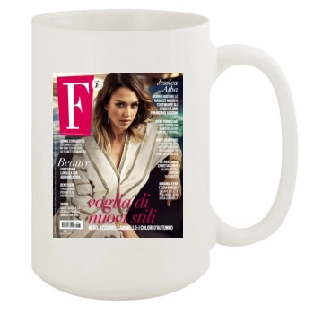 Jessica Alba 15oz White Mug