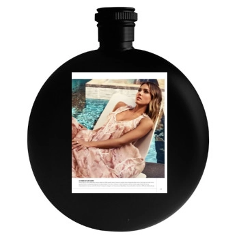 Jessica Alba Round Flask