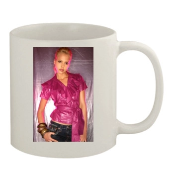 Jessica Alba 11oz White Mug