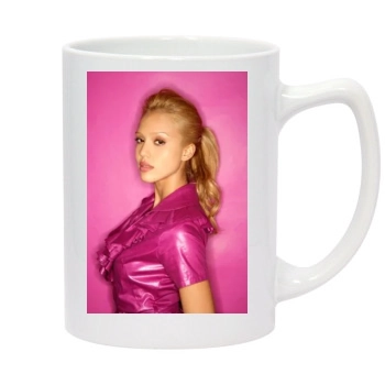 Jessica Alba 14oz White Statesman Mug