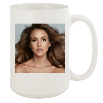 Jessica Alba 15oz White Mug