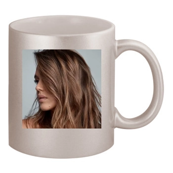 Jessica Alba 11oz Metallic Silver Mug