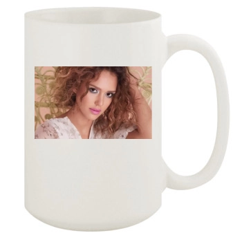 Jessica Alba 15oz White Mug