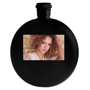 Jessica Alba Round Flask