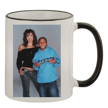 Jessica Alba 11oz Colored Rim & Handle Mug