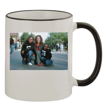 Jessica Alba 11oz Colored Rim & Handle Mug