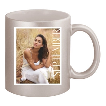 Jessica Alba 11oz Metallic Silver Mug