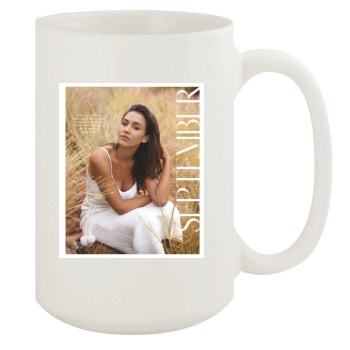 Jessica Alba 15oz White Mug