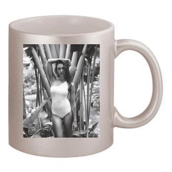 Jessica Alba 11oz Metallic Silver Mug