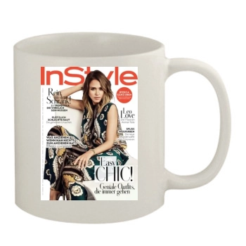 Jessica Alba 11oz White Mug