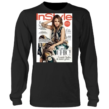 Jessica Alba Men's Heavy Long Sleeve TShirt